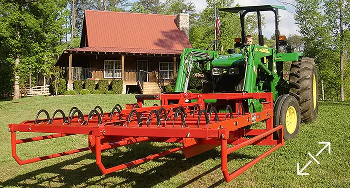 Maxilator | Accumagrapple Bale Accumulator | Model Mag100ws | 42" Max Bale Length | Handles 10 Square Bales | Horsepower 50+ Hp | For Tractor 1
