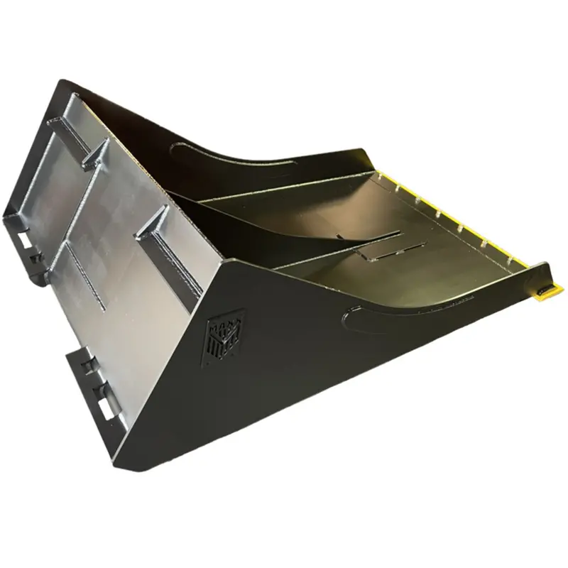 Maxx Conveyor Cleaning Bucket With Bolt-On Cutting Edges For Skid Steer 3
