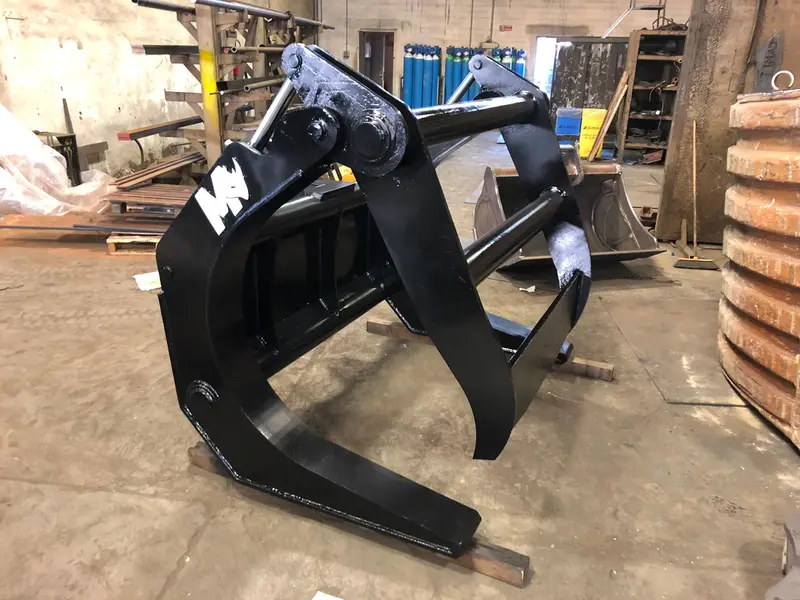 Mazio Forestry Tools Heavy Duty Front Loader Grabber | Lgf 7000 & 10000 | Width 72.8" | Machine Size 7-15 Tons | For Excavators 1