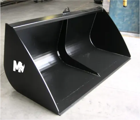 Mazio Light Materials Bucket | Width 65"-67.5" | Hydraulic Flow Range 15–25 Gpm | For Skid Steers 1