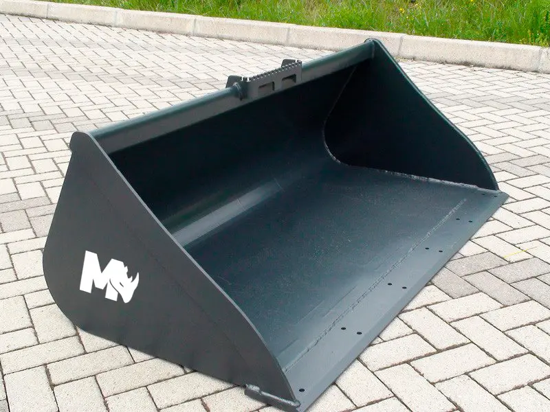 Mazio Rock Bucket Skid Steer Standard Bucket | Width 49"-80" | Hydraulic Flow Range 11-30 Gpm | For Skid Steer Loaders 1