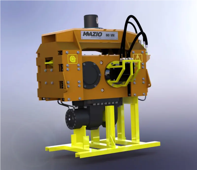 Mazio Vibro Hammer | Vh Series | Width 40.4"-72.8" | Machine Size 8-45 Tons | For Excavators 1