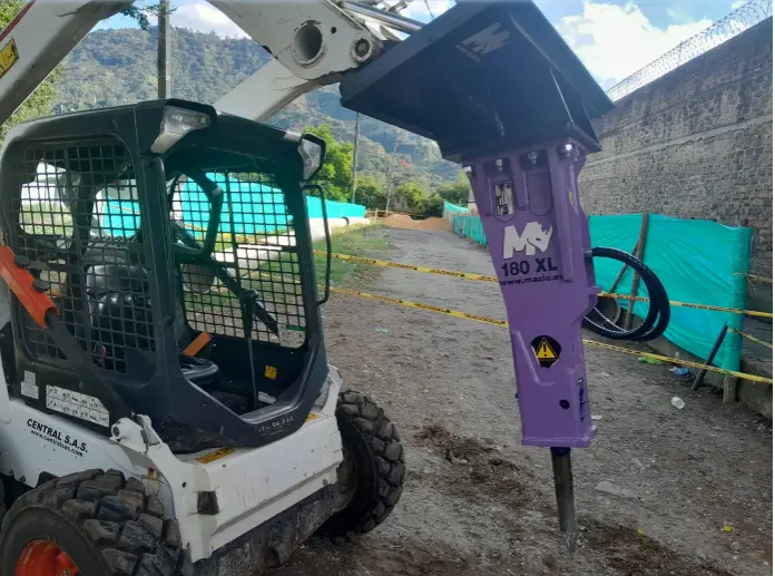 Mazio Xl Series Hydraulic Breaker | Model Xl-140 To Xl-580 | Machine Size 1- 14 Tons | For Skid Steers, Excavators & Backhoes 1