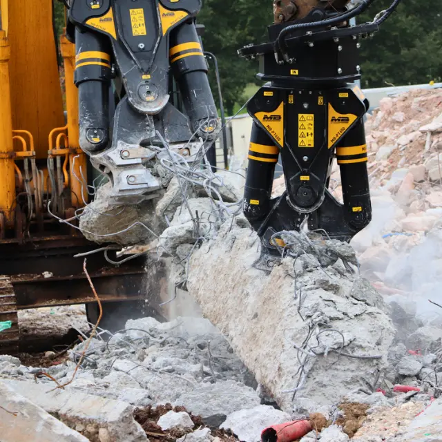 Mb Crusher Demolition Pulverizer | Model Mb-Pt1650 | Overall Width 55" | Machine Size 19-25 Tons | For Excavators 1