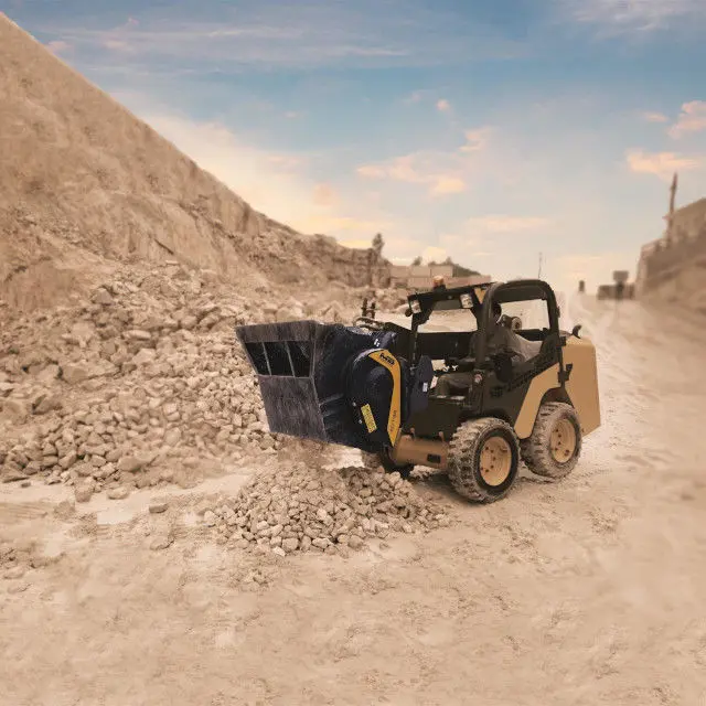 Mb Crushers Bucket Crusher | Model Mb-L120 S2 | Mouth Opening Width 29" | Oil Flow Range 25 Gpm | For Skid Steers, Excavators, Loaders, Backhoe Loaders 1