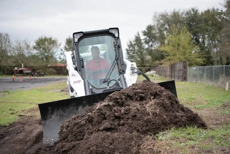 Mclaren Industries 6-Way Dozer Blade With Power Tilt | Model 60X406x76, 60X406x84 & 60X406x96 | Width 76" To 96" | 15 To 25 Gpm | For Skid Steer & Loaders 1