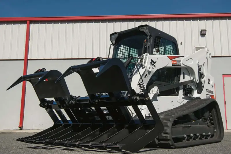 Mclaren Industries Heavy Duty Root Grapple Bucket | Model 60X101x66, 60X101x78 & 60X101x84 | Width 66", 78", 84" | Twin 2" X 8" Cylinders | 15 To 25 Gpm | For Skid Steer 1