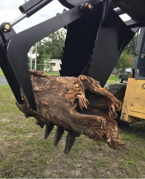 Mclaren Industries Heavy-Duty Stump Bucket | Model 60X201x00 | Width 45" | 12 To 20 Gpm | For Skid Steer 1