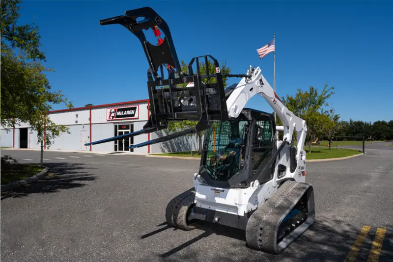 Mclaren Industries Pallet Fork Grapple Thumb | 48" Frame | 15 To 25 Gpm | For Skid Steer 1