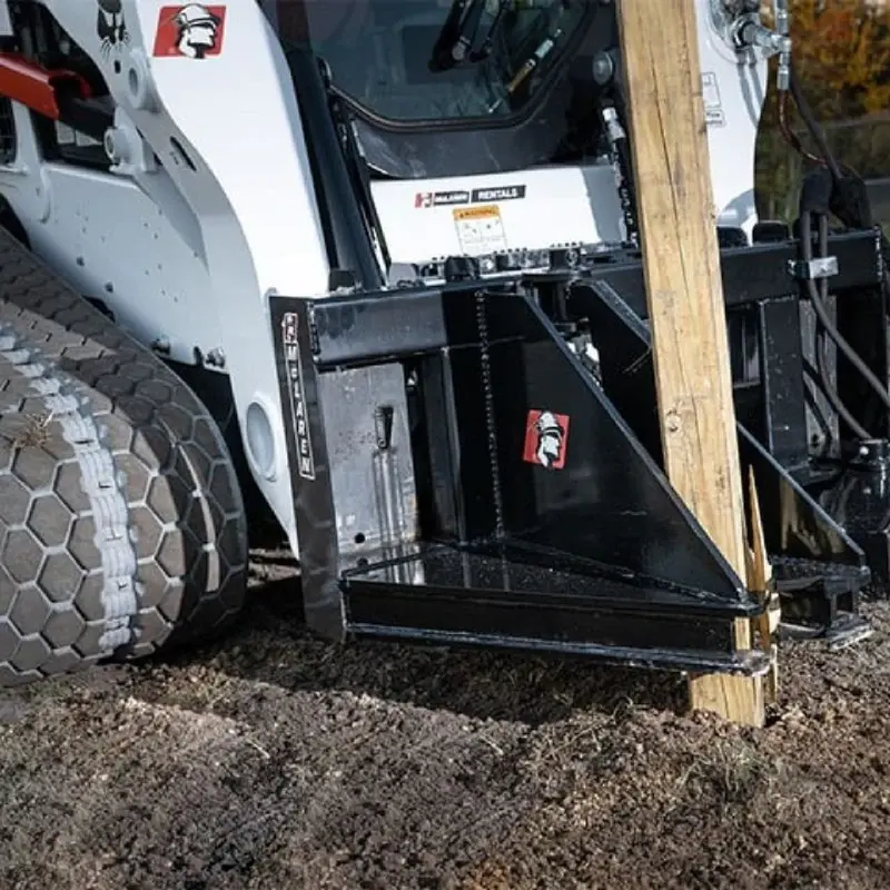 Mclaren Industries Post & Tree Puller | Model 60X844x00 | Opening Width 10 ¾" | 15 To 25 Gpm | For Skid Steer 1