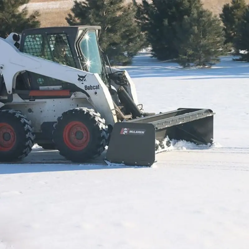 Mclaren Industries Snow Pusher Box | Model 60X408x02 | Width 102" | 15 To 25 Gpm | For Skid Steer 1