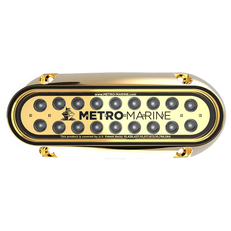 Metro Marine High-Output Elongated Underwater Light W/Intelligent Monochromatic Leds - Green, 90 Beam [F-Bme1-H-G3-90] 1