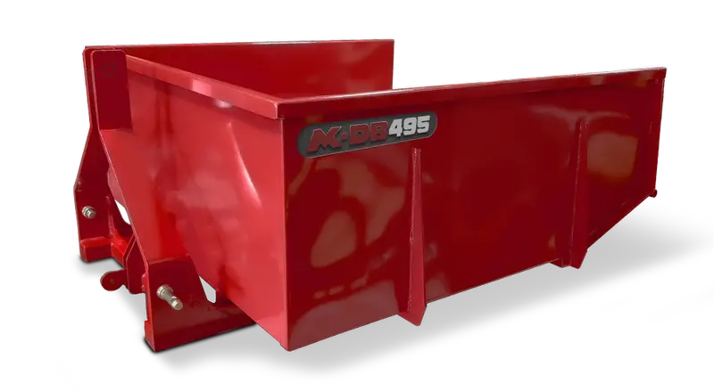 Mk Martin | Dump Box 3Ph Hitch | Model Db395 & Db495 | 10-30 Cu.Ft Capacity | Heavy Duty Tubular Subframe | For (Cat 1 Hitch) Tractors 2