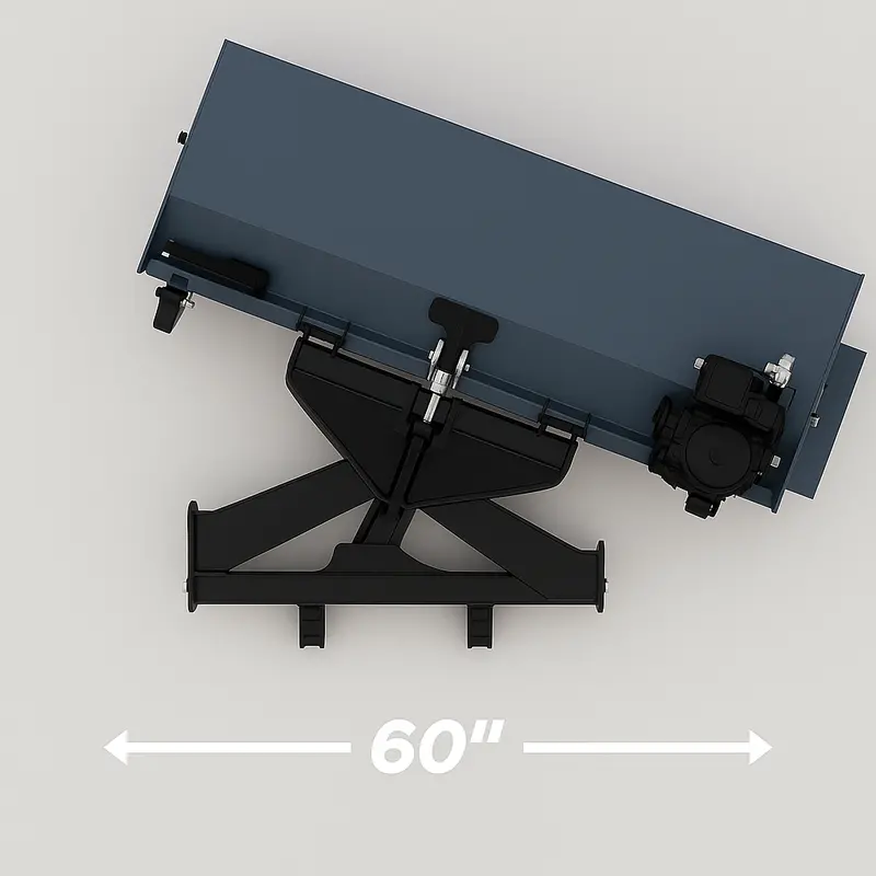 Mk Martin | Rotary Broom | Model Mkcs1960h-Mini | 60" Working Width | Hydraulic Flow 8-12 Gpm | For Mini Skid Steers 3