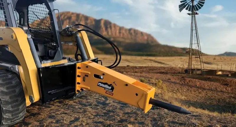 Montana Hammer Breakers | Mb Series | Shaft Diameter 2.7" & 3" | Oil Flow Range 11-24 Gpm | For Skid Steers 1