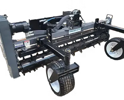 Mtw Terraintitan Rts Skid Steer Power Box Rake / Soil Conditioner | Width 84", 96" & 120" | 30-40 Gpm | For Skid Steers 1