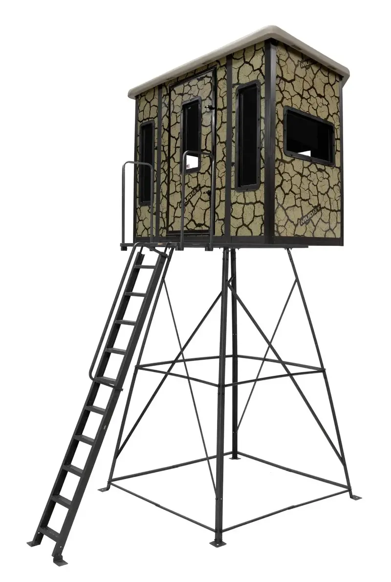 Muddy | Penthouse Steel Box Blind | Mud-Bbbst7000 |6' X 7.5' | 530 Lbs | Therma-Tek Insulation | For Rifle & Bow Hunters Seeking All-Season Concealment 1