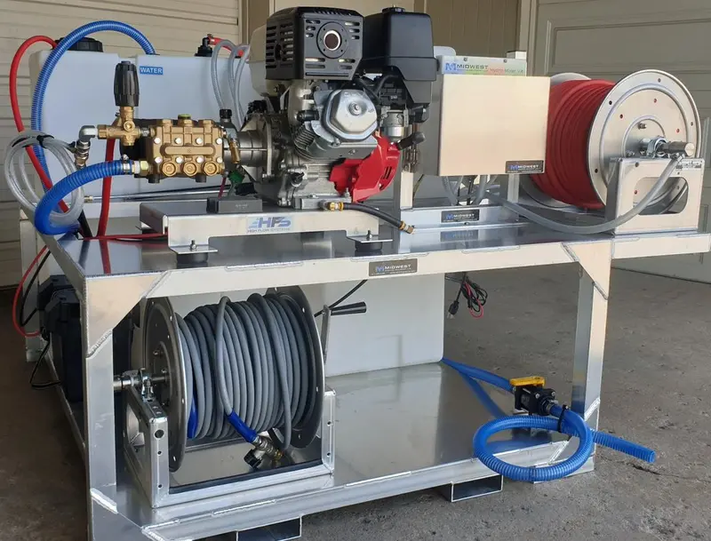 Mwe 12 Volt Cyclone + Pw Soft Wash & Pressure Washer Truck Skid 1