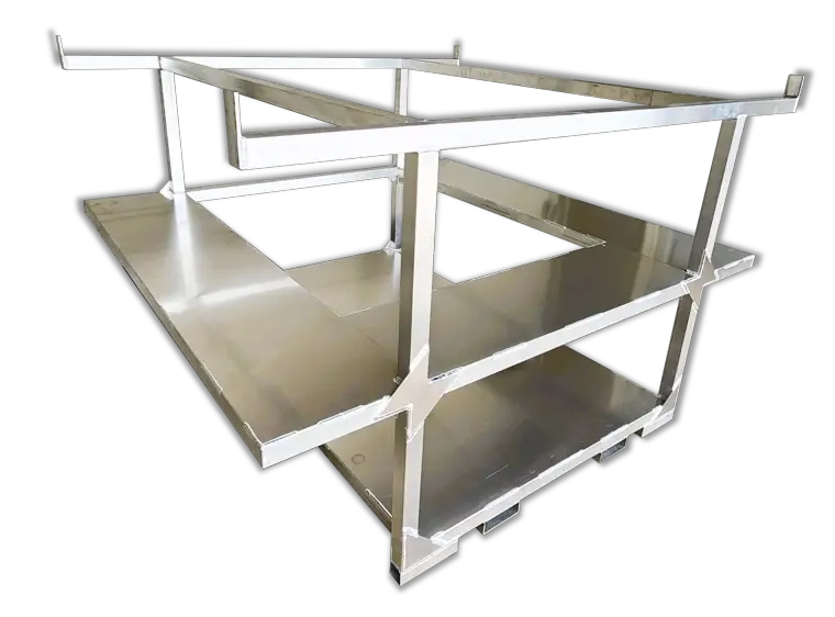 Mwe Bare Truck Skid | Model‑Bts48 | 48″ Width | Tig‑Welded Aluminum Frame | For Commercial & Fleet Soft Wash / Pressure Wash Rigs 1