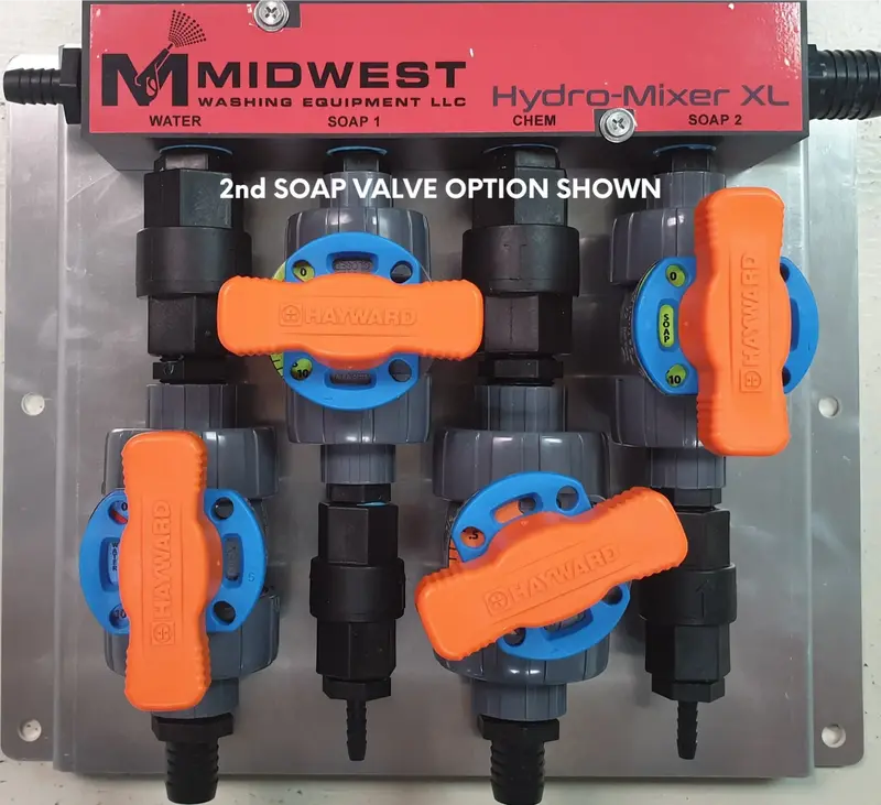Mwe Clearview Series Hydro‑Mixer Xl – Cv‑Hmxl | High‑Flow Proportioning System | For Gas Powered &Amp; Air Pumps 10+ Gpm 1