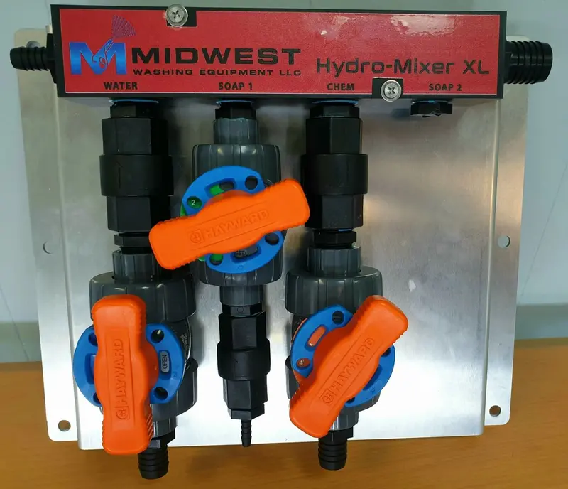 Mwe Clearview Series Hydro‑Mixer Xl – Cv‑Hmxl | High‑Flow Proportioning System | For Gas Powered &Amp; Air Pumps 10+ Gpm 2