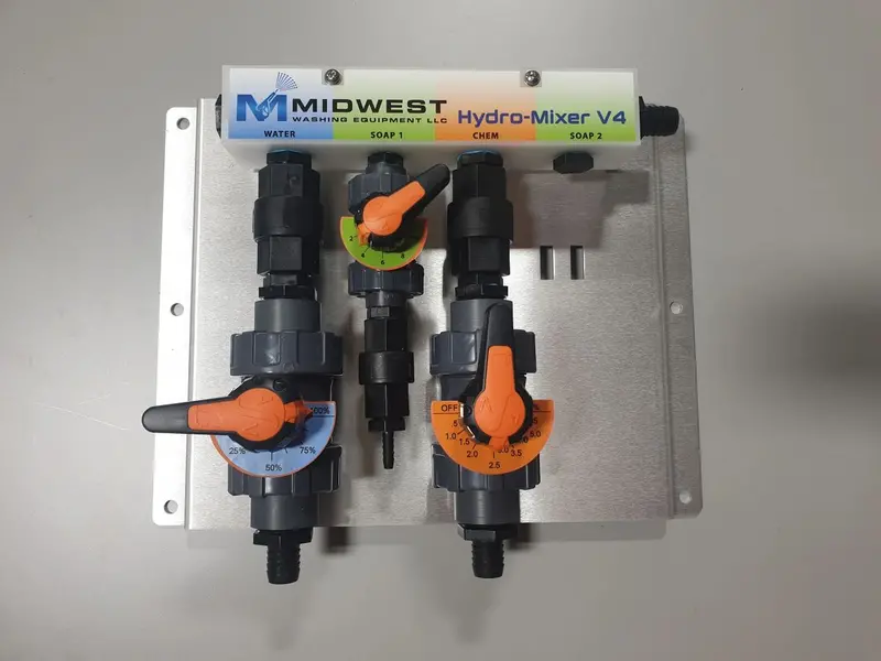 Mwe Hydro-Mixer V4-Pm | Pump Compatibility 12 & 24 Volts | Valve Sizes 3/4" & 1" Inches 1