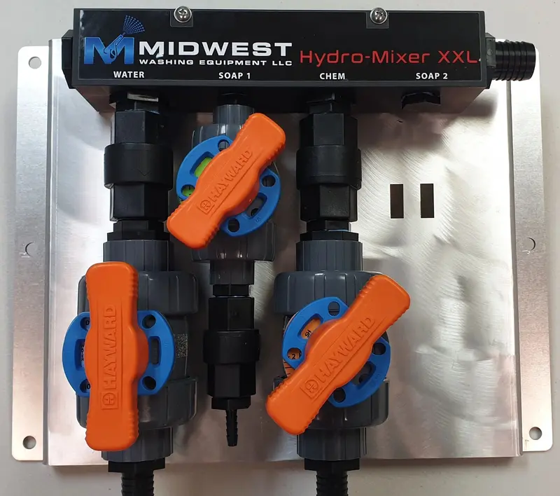Mwe Hydro-Mixer Xxl 1" Manifold &  Metering Valves 1
