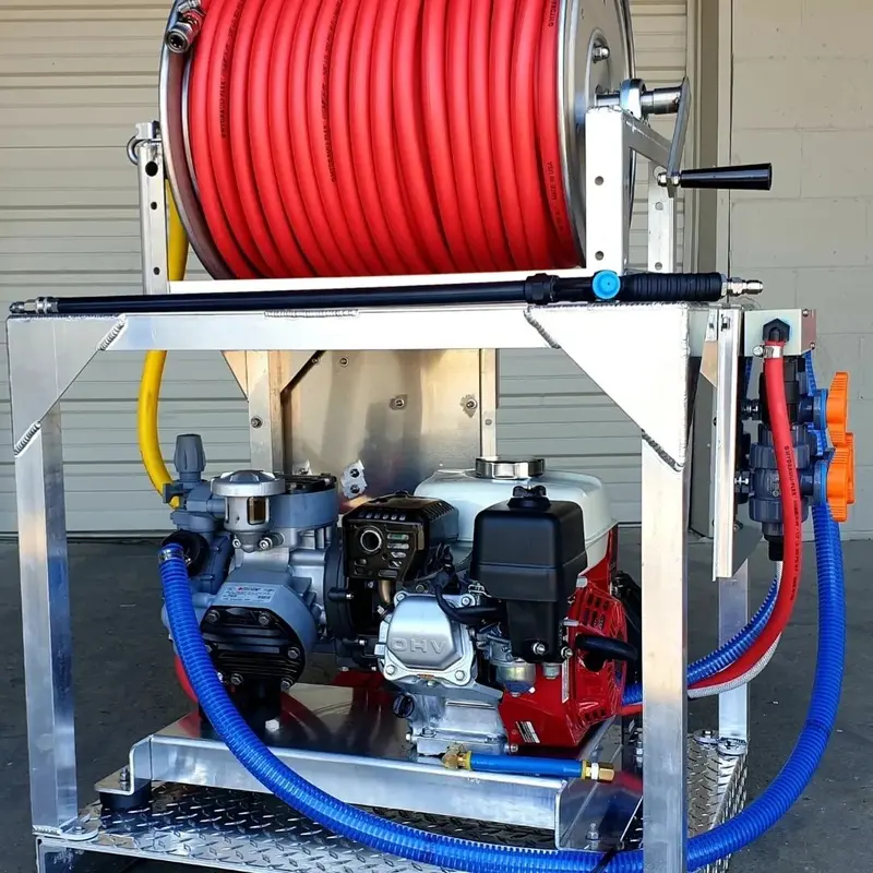 Mwe Mini Tsunami Soft Wash Skid, Gas Powered | Pump Model Comet P40, Ar45 & Ar25 1