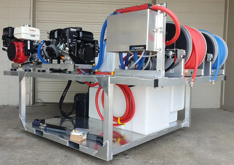Mwe Tsunami Gas Soft Wash + Pw (Pressure Washer) Truck Skid 1