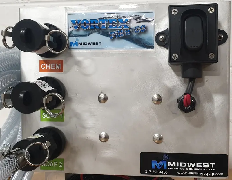 Mwe Vortex Fill N' Go Transfer Station | Pump Power 12V & 115V | Power Cable 6' Ft 2