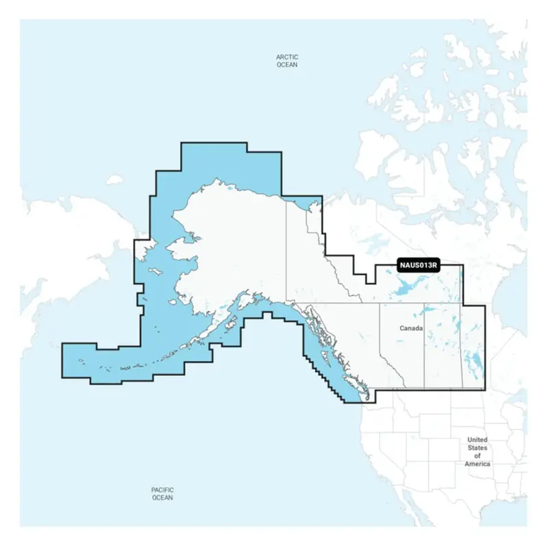 Navionics Naus013r - Canada, West  Alaska - Navionics+ [010-C1467-30] 1