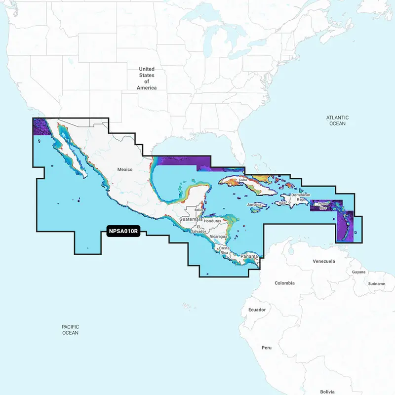 Navionics Platinum+ Npsa010r - Central America  Caribbean [010-C1459-40] 1