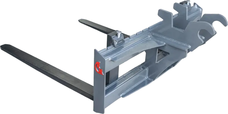 Nm Attachment Pallet Fork | Fork Size 50" Wide X 48" Long Forks | Machine Size 3–12 Tons | For Excavator 1