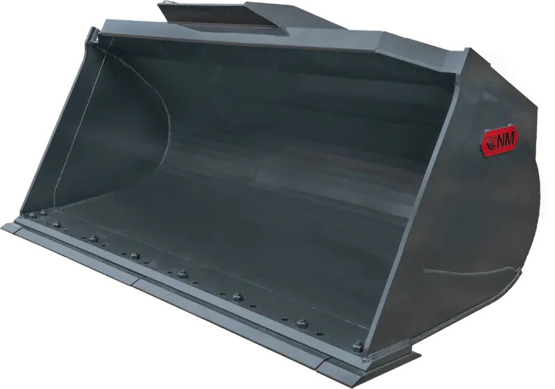 Nm Attachments General Purpose Bucket | Model Gp & Lm Series | Widths 1–6 Yards | Machine Class 50–150 | Machine Size 10,000–40,000 Lbs | For Wheel Loaders 1
