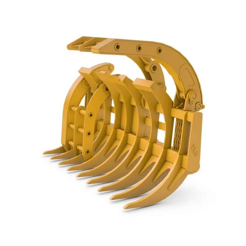 Nm Attachments Hydraulic Grapple | Model Rrhg Series | 96"–105" Width | Class 125–175 | Machine Size 24,000–40,000 Lbs | For Wheel Loaders 1