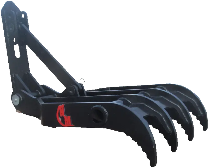 Nm Attachments Hydraulic Thumb Weld-On | Model Hwo Series | 2–4 Tine | Machine Size 0.75–27.5 Tons | For Excavators 1