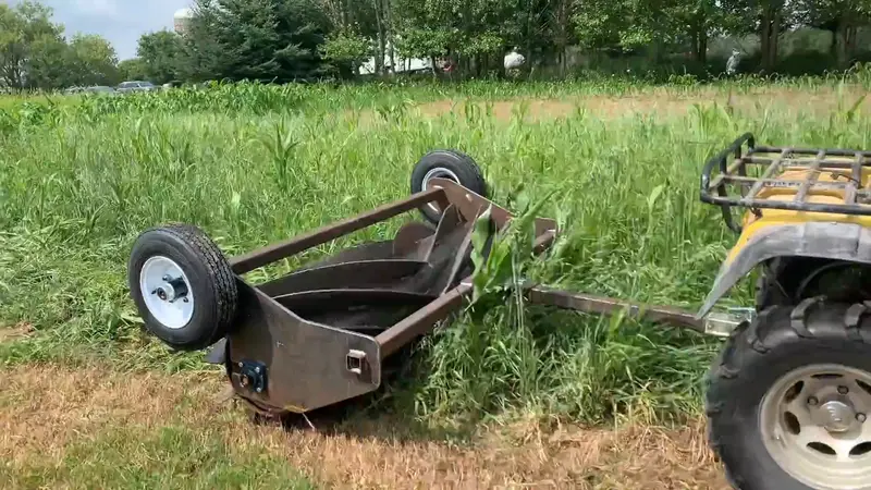 Northwoods Whitetails Roller Crimper | Roller Width 3', 4' & 5' Ft | Minimum Atv 350+ Cc | Pull Type | For Atvs & Utvs 1