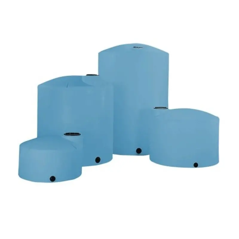 Norwesco 10000 Gallon Plastic Vertical Liquid Storage Tank In Blue 1
