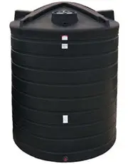 Norwesco 10000 Gallon Plastic Vertical Water Storage Tank Without Fittings In Black 1