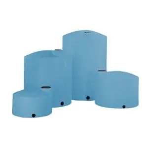 Norwesco 6502 Gallon Vertical Liquid Storage Tank In Blue | Tank Diameter 102" Inches | Lid Size 16" | Polyethylene Material 1