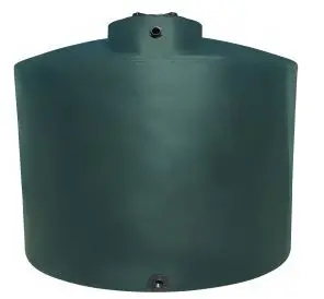Norwesco 7750 Gallon Water Tank Only In Dark Green With Fitting 1