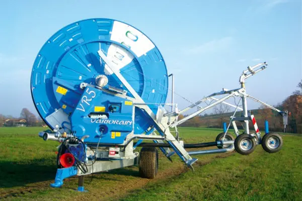 Ocmis Vr5 & Vr5r Vario Rain Series Irrigation Reel With Galvanized Double Water Inlet 1