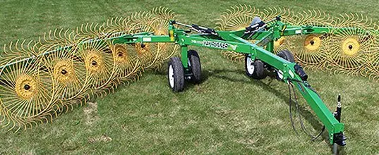 Ogden Metalworks Hay Rake V Rake | Model Rcr Series | Wheel Rake 8-12 | Width 55″–60" | Required Horsepower 25-60Hp | For Tractor 1