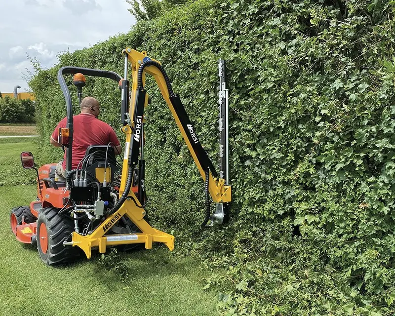 Orsi 3- Pt Boom Mower ( Hydraulic Arm ) | Model Hedge-160 | Maximum Reach 13' 8" Ft | Horsepower 20-75 Hp | For Tractors 1