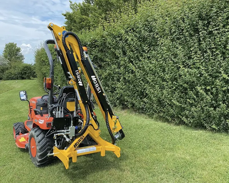Orsi 3- Pt Boom Mower ( Hydraulic Arm ) | Model Hedge-160 | Maximum Reach 13' 8" Ft | Horsepower 20-75 Hp | For Tractors 2