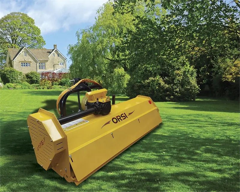 Orsi Flail Mower | Model Optima 155 |  Working Width 61″ | 18–40 Hp |  Cutting Capacity 1.5″ | For Tractors 1