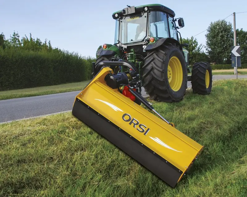 Orsi Flail Mower Slope | Model Competition Gs 180 | Working Width 69″ | Weight 4,850 Lbs | 70 Hp Max | For Tractor 1