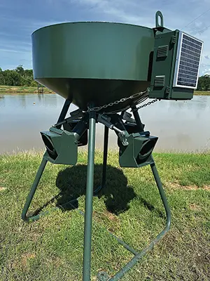 Outback Wildlife Feeders | Magnum Protein Feeder | Herd Management Feeder System | Pfacs Technology | Controlled Feed Access | For Deer, Wildlife & Ranch Management 1