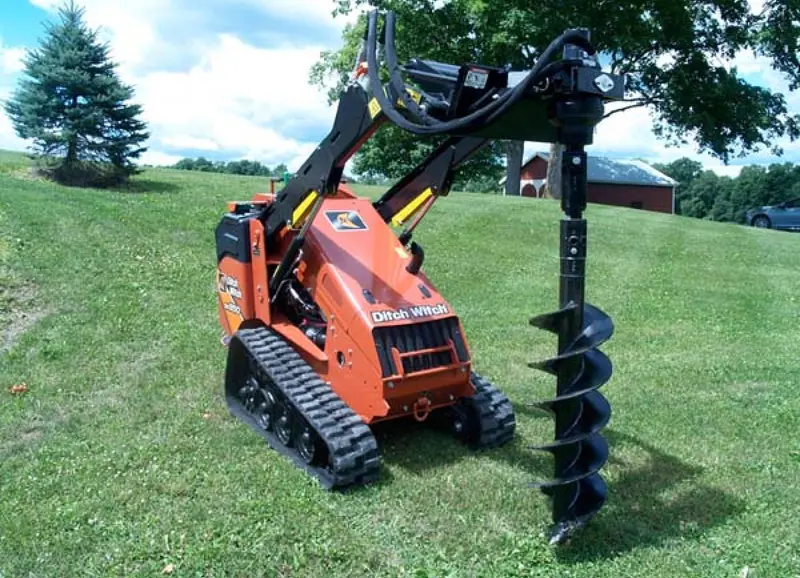 Paladin Auger Drive High Torque 2" Hex & 2.56" Round | 36” Max Auger | 8-15 Gpm | For Mini Skid Steer 1