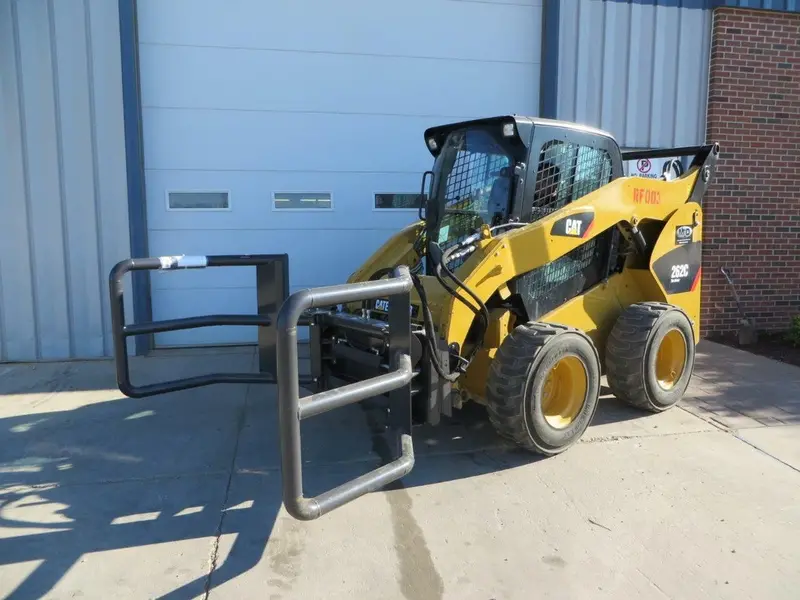 Paladin Bale Hugger | 2,400 Lb Max Capacity | Includes Hoses & Couplers | 15-25 Gpm | For Skid Steer Loaders 1